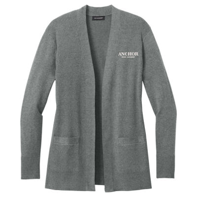 Anchor Wealth Management - Women's Easy Care Open Front Cardigan Sweater Thumbnail