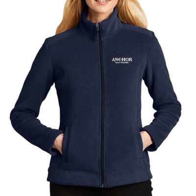 Anchor Wealth Management - Women's Ultra Warm Brushed Fleece Jacket Thumbnail