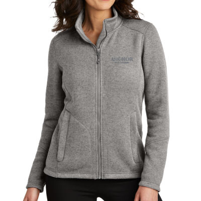 Anchor Wealth Management - Women's Arc Sweater Fleece Jacket Thumbnail